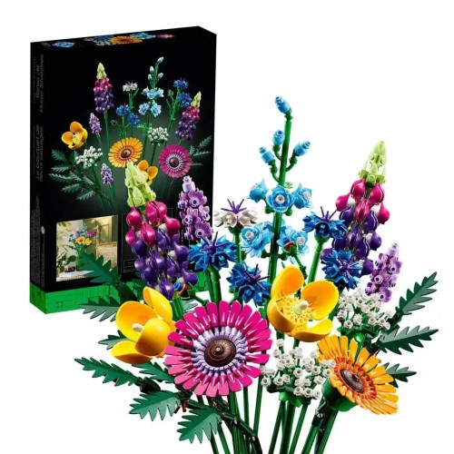 klocki polne kwiaty botaniczne