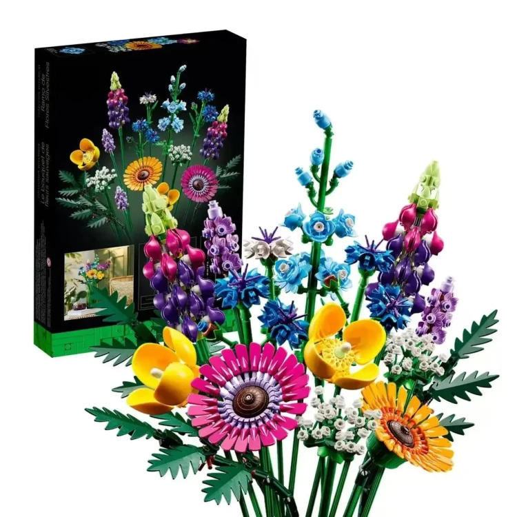 klocki polne kwiaty botaniczne
