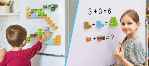 Klocki Magnetyczne Pixel 300 el. – Zestaw Edukacyjny Mega Mix
